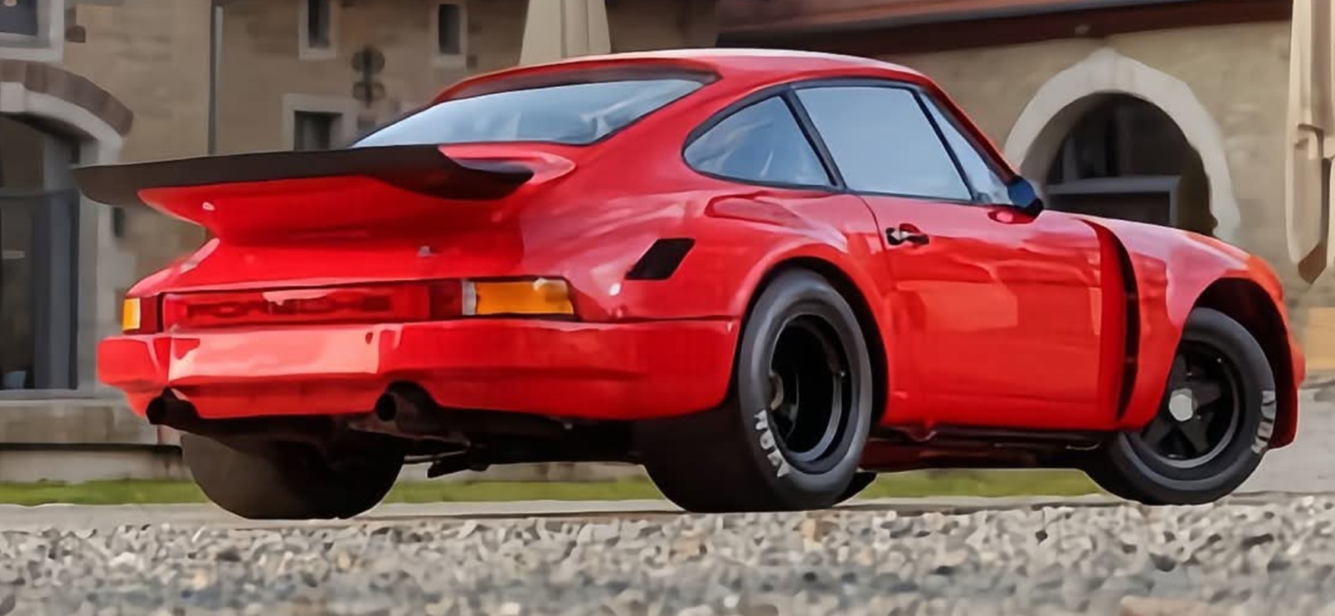 3.0 rsr red rear view
